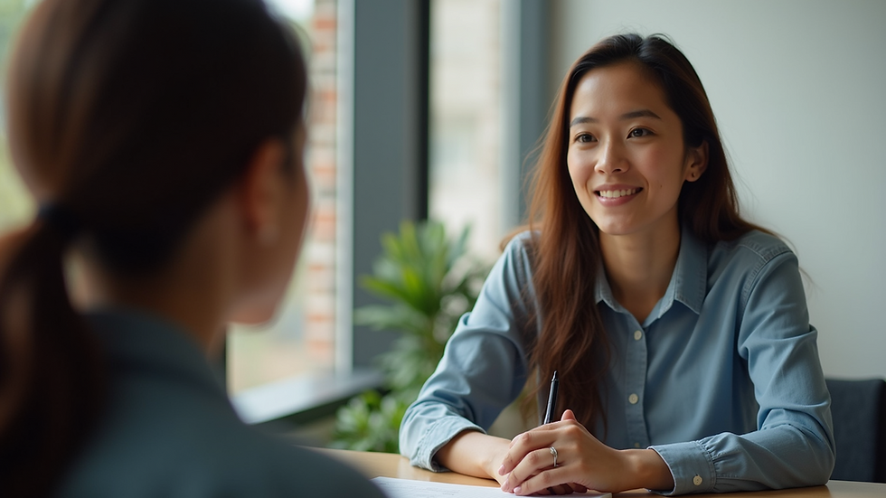 Close-up view of Ana Karla Severo during a coaching session
