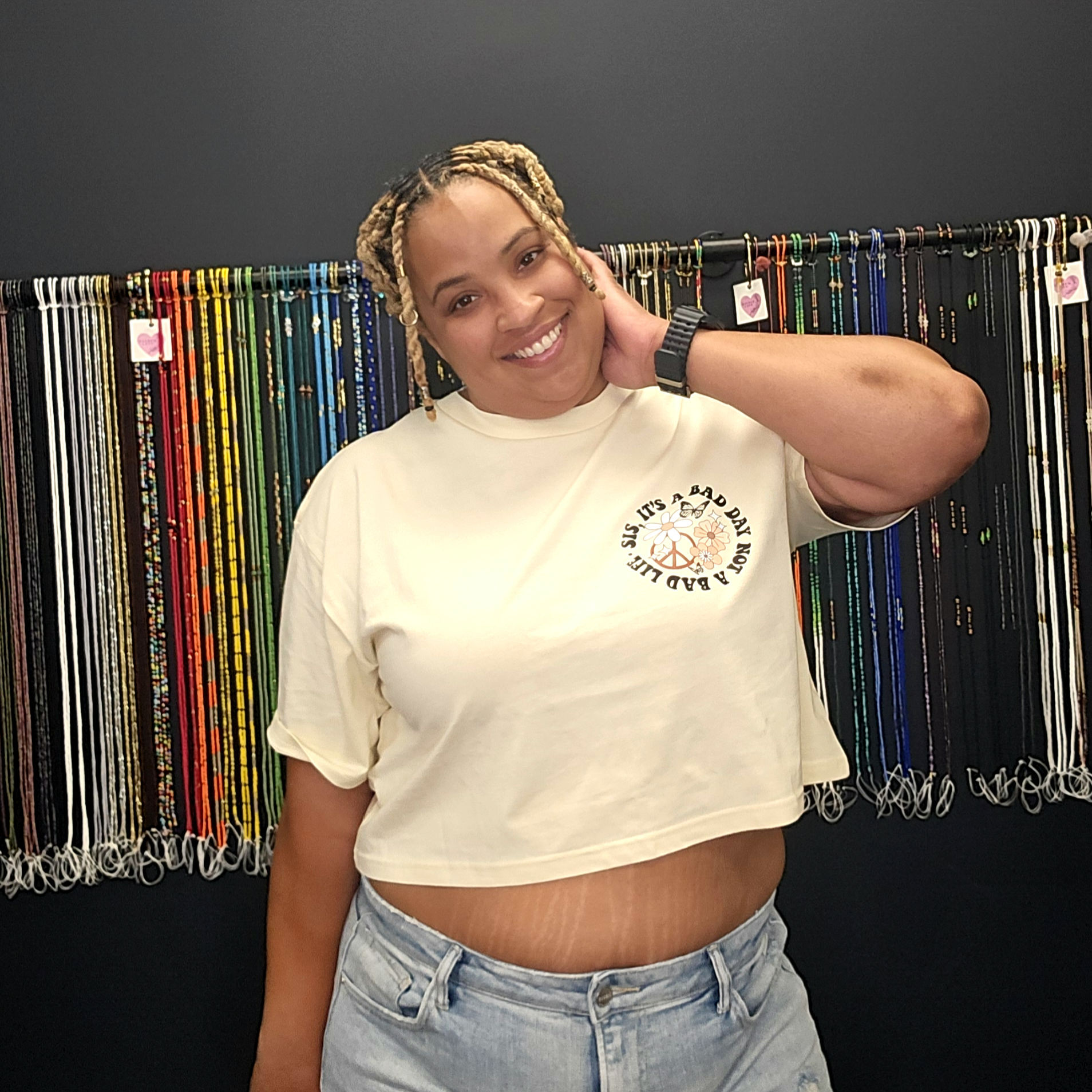 Sis, It's a Bad Day Not A Bad Life - Crop Top