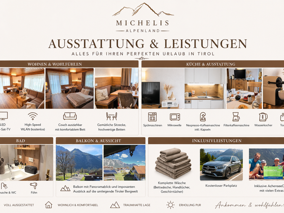 Appartements Michelis Alpenland - Achensee Appartements Alpenland