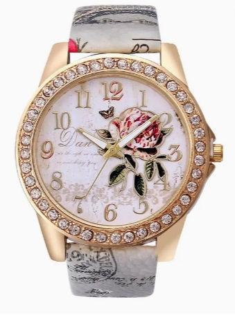 Grey Rose Watch