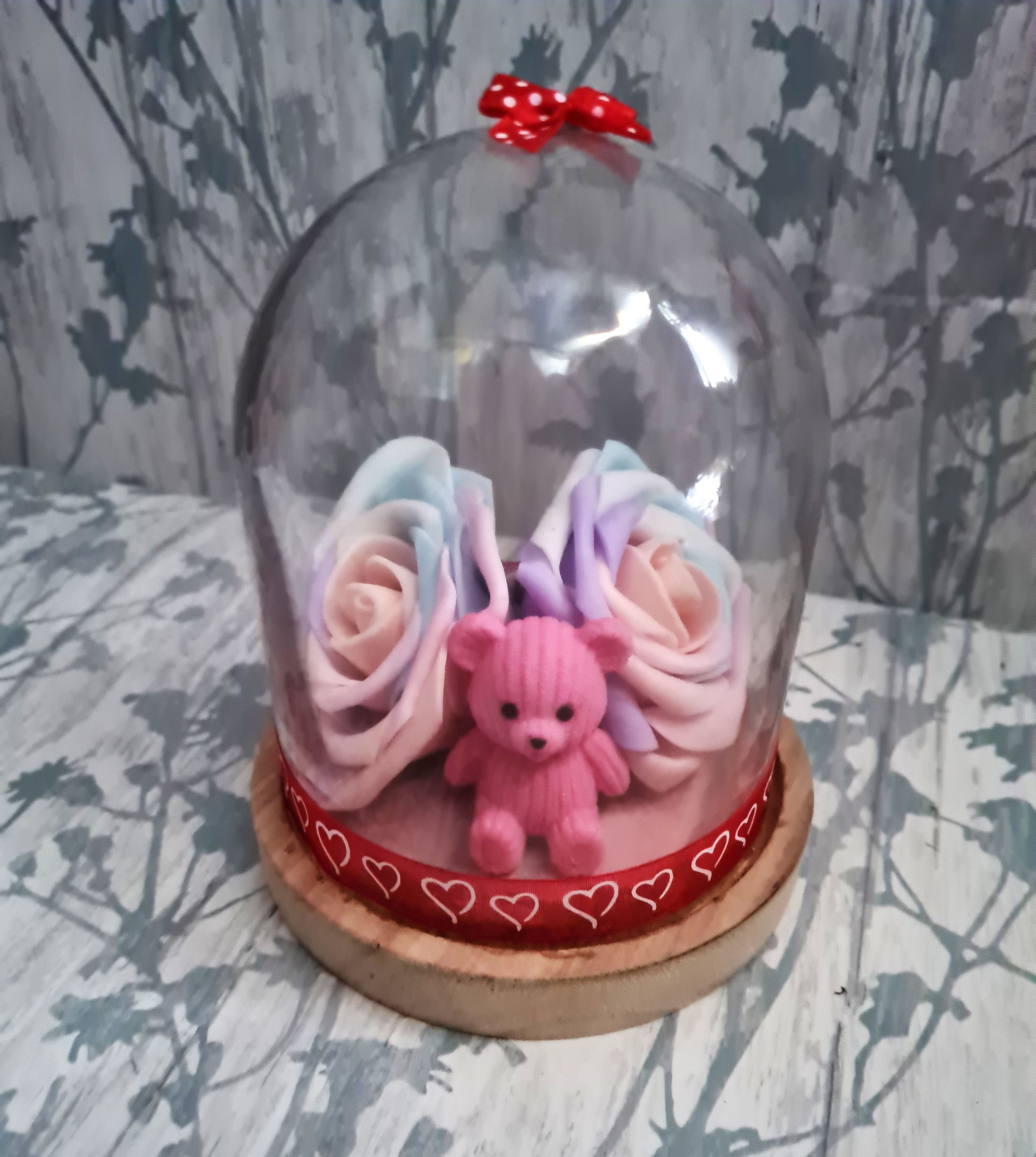 Pastel Rose and Pink Teddy