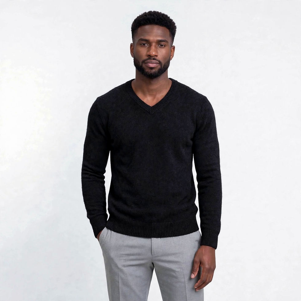 Thumbnail: Essential V-Neck Knit Sweater