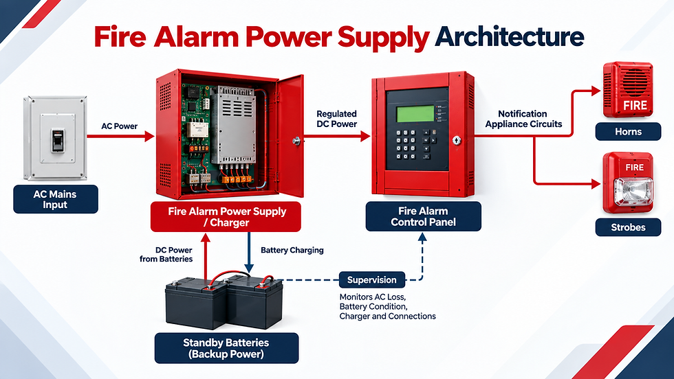 Fire Alarm Power Supply: Commercial Systems, Parts & Selection Guide