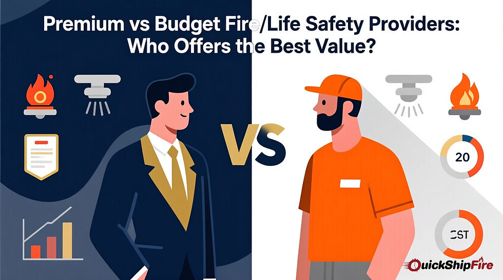 Premium vs Budget Fire/Life Safety Providers: Who Offers the Best Value?