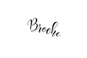 broche favolea acier bleui