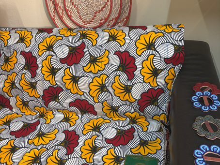 Tessuto wax originale Fleur de mariage