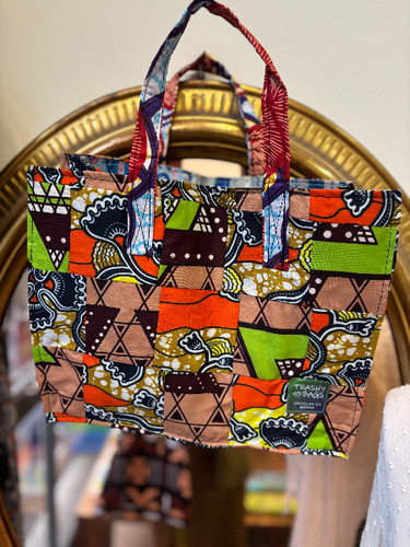 Borsa tessuto wax TRASHY BAG likeUafrica