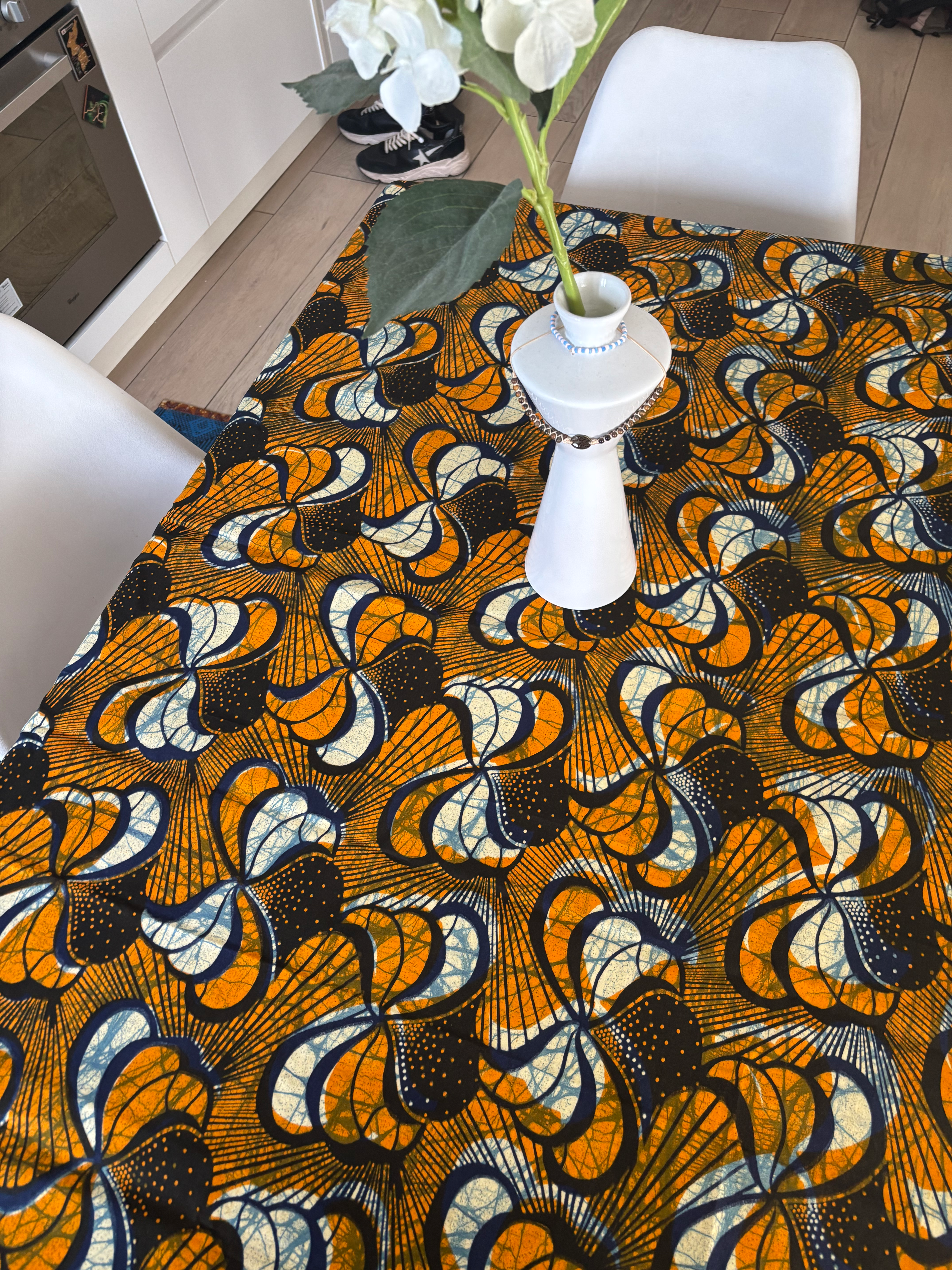 Tovaglia wax ARANCIO (174 cm X 116 cm)