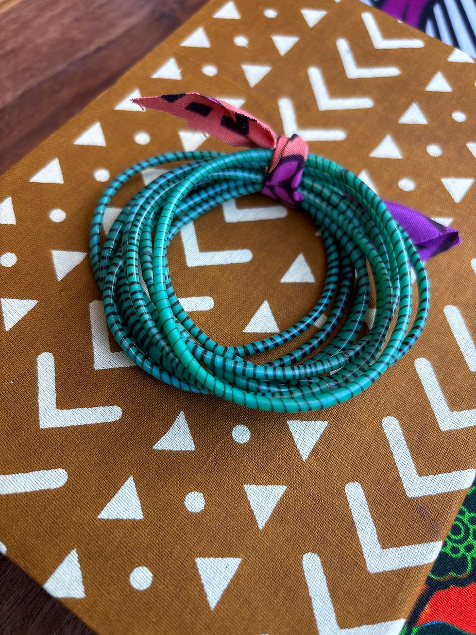 Miniatura: Braccialetti africani JOKKO  in plastica riciclata - Mali (taglia unica)