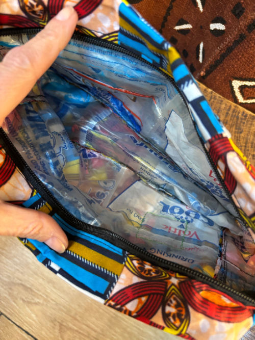 Miniaturbild: Afrikanische Wachsstofftasche TRASHY BAGS