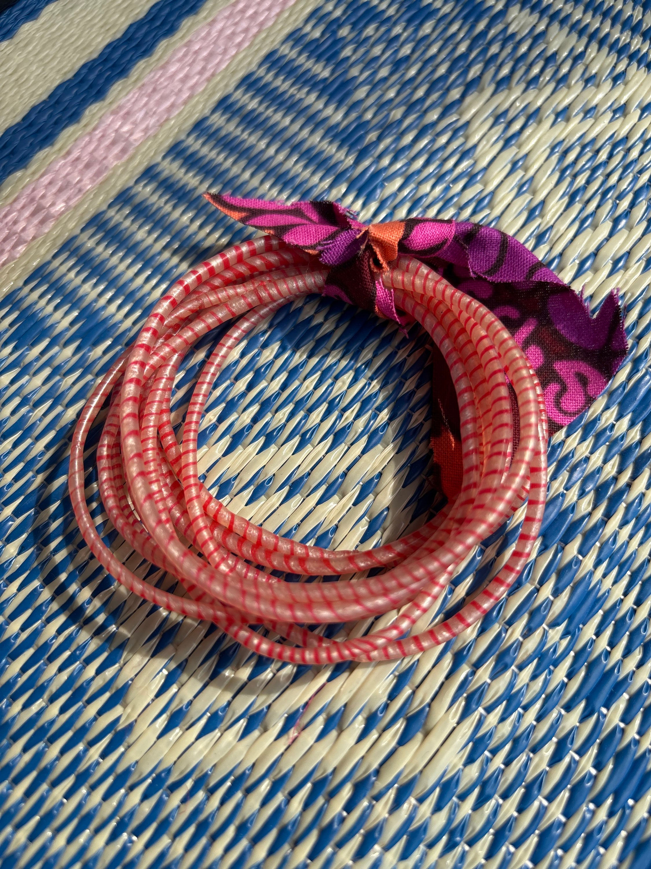 JOKKO African Bracelets in Recycled Plastic - Mali (Size S/M)