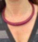 collana africana amaranto