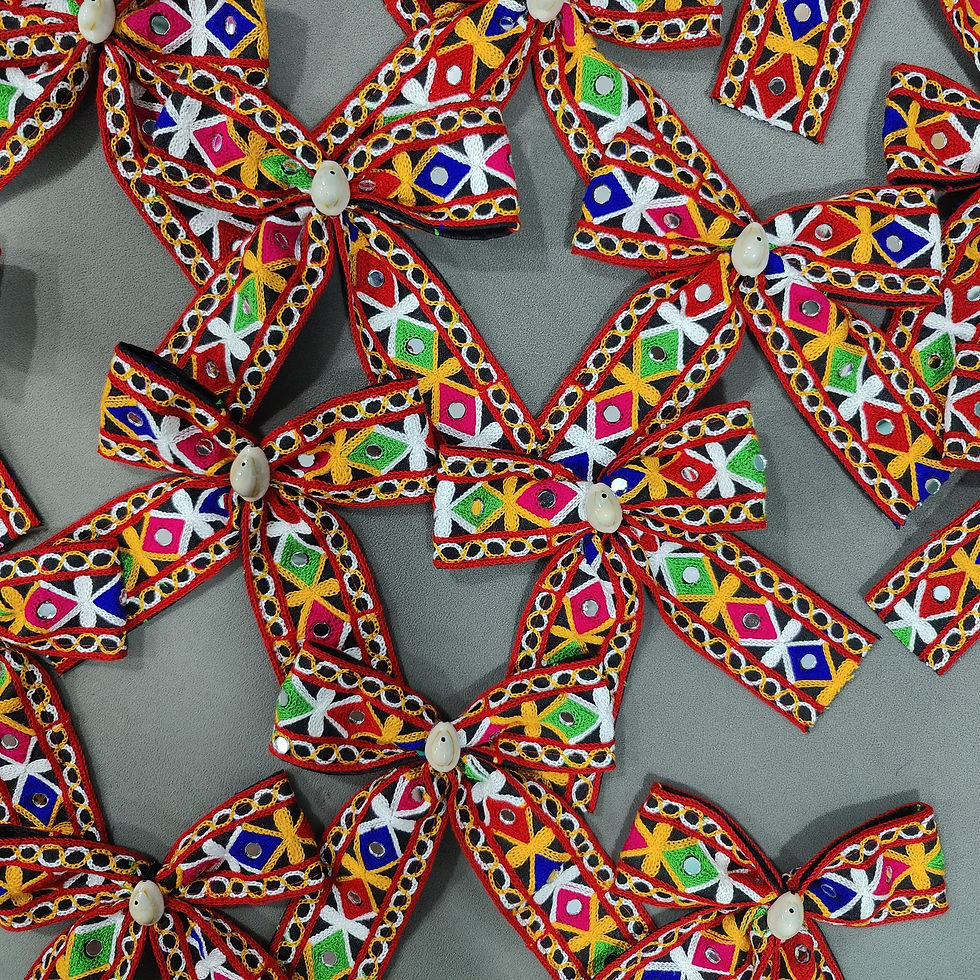 Thumbnail: Navratri Special Bow with Tail l Design Subjected to availability