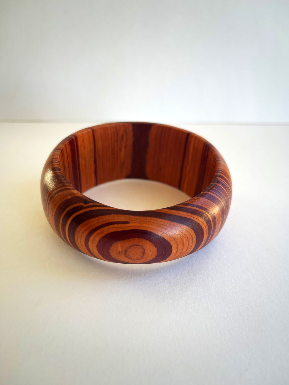 Thumbnail: Chunky Wooden Bangle Bracelet