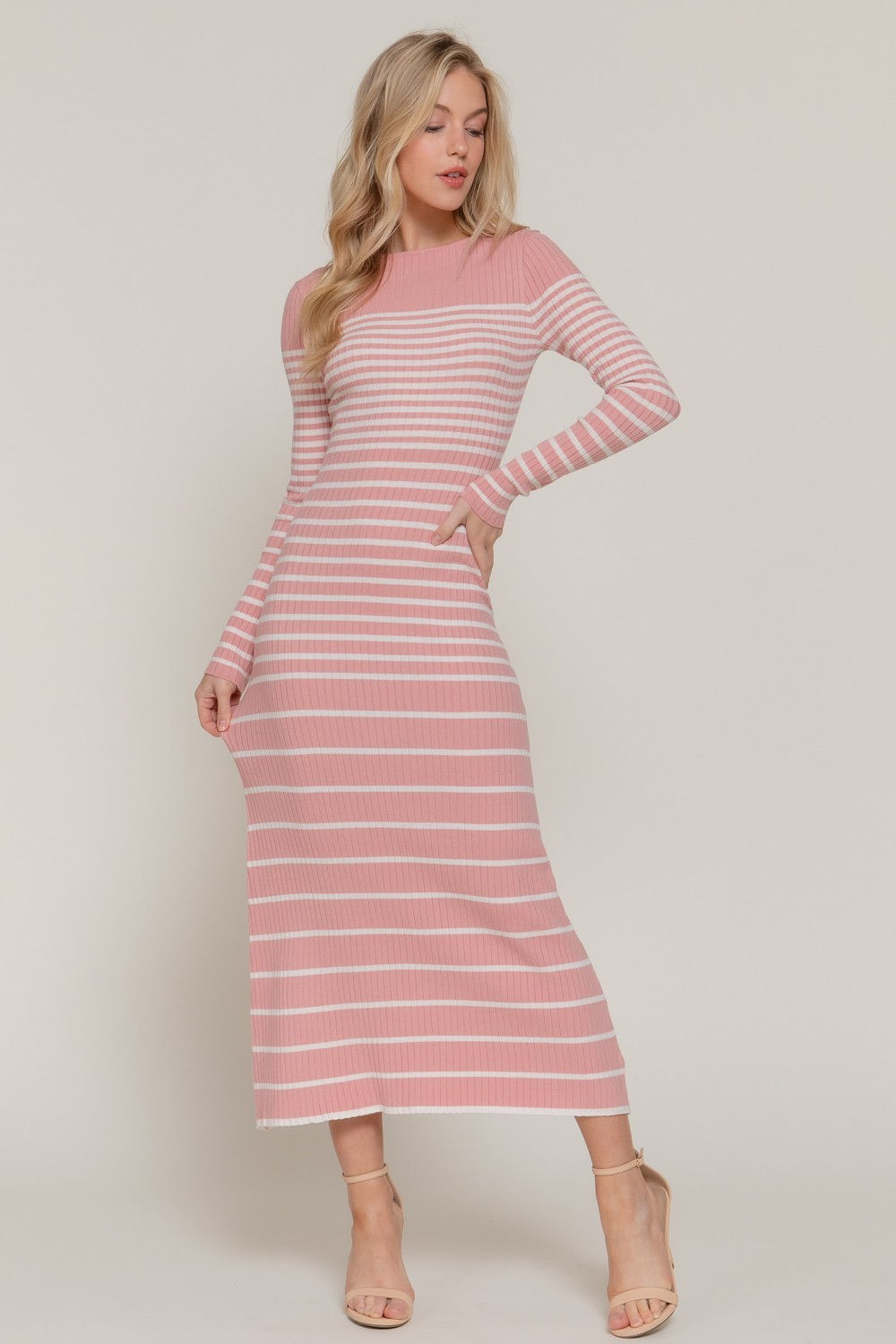 Pink Passion Stripe Dress