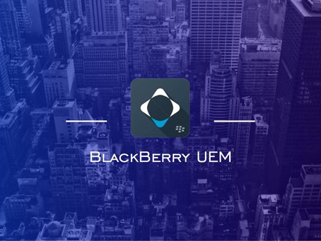 Updates to BlackBerry UEM Cloud, BlackBerry 2FA, and BlackBerry Enterprise Identity