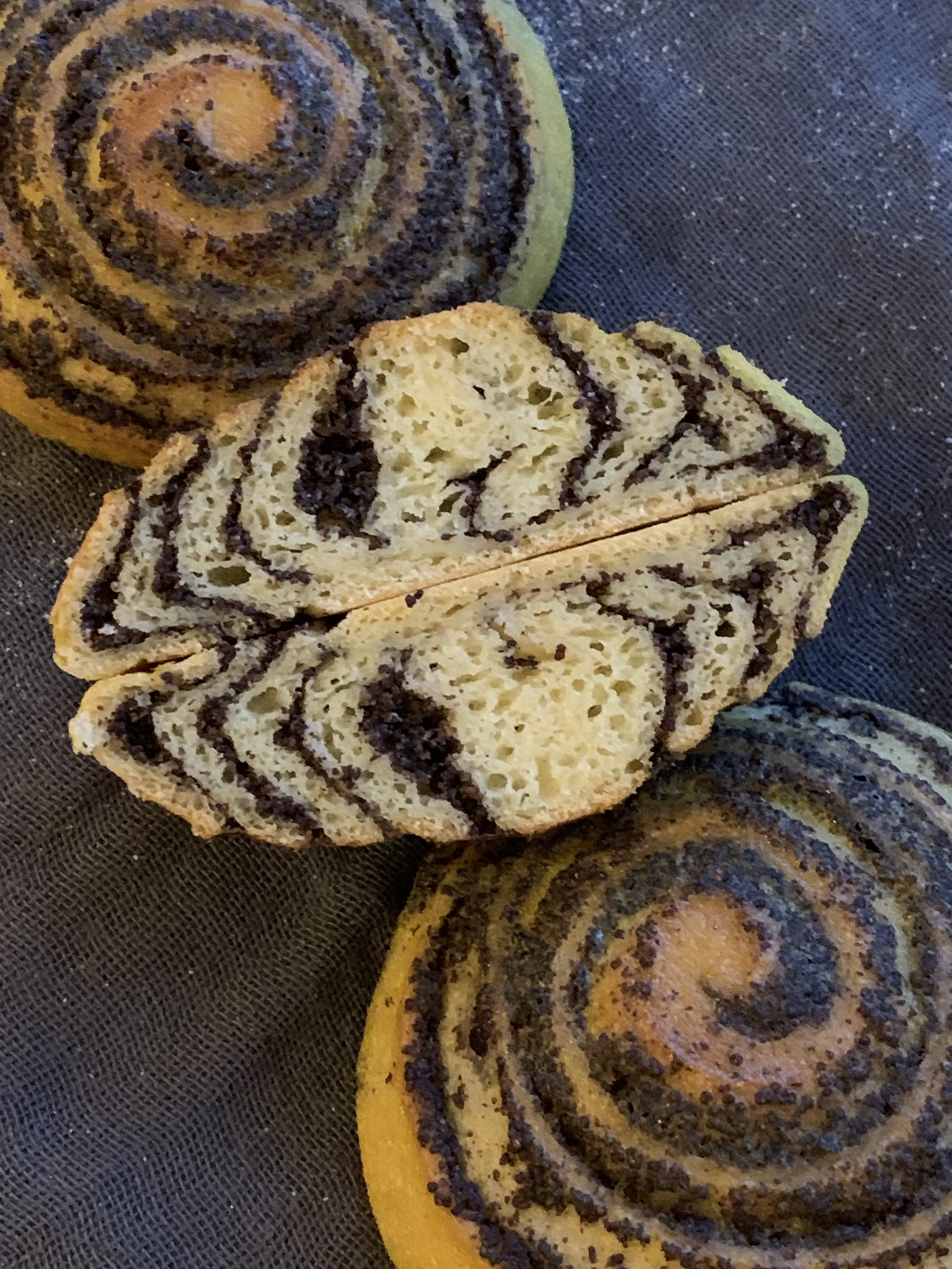 Glutenfreie Mohnschnecken