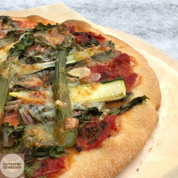 Pizza verdura - mit Knusperboden