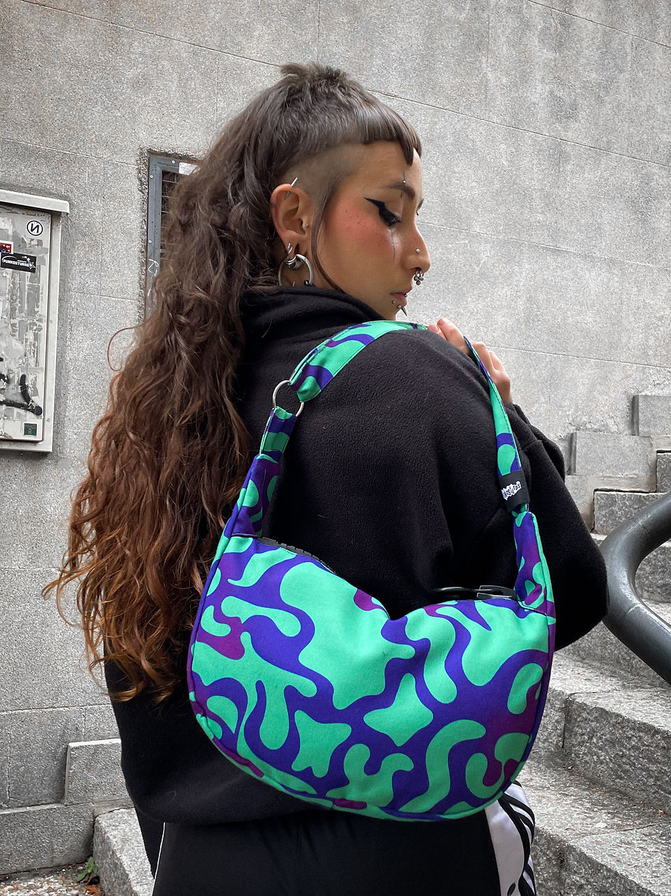 Miniature : Bolso Jaleo verde y morado