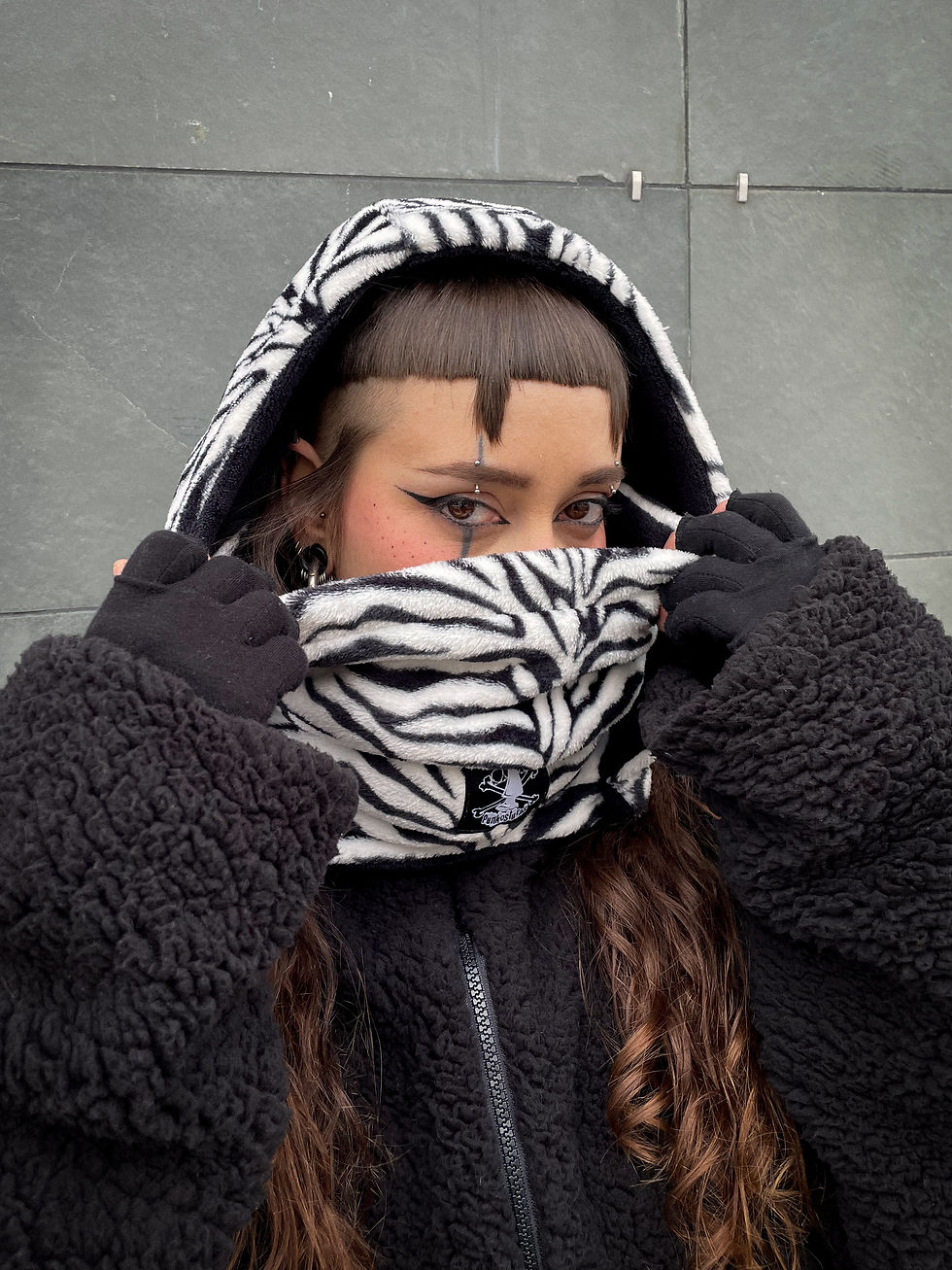 Miniature : BALAKLAVA CASSETTE REVERSIBLE ZEBRA