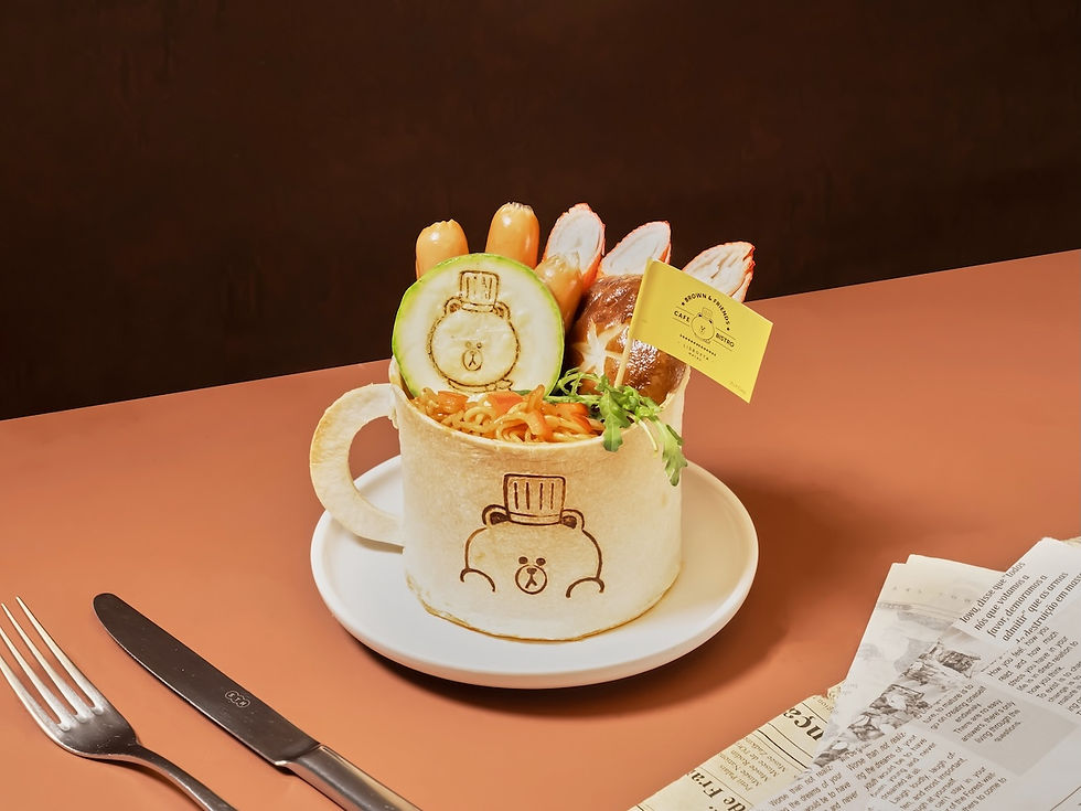 LINE FRIENDS BROWN 脆脆杯麵