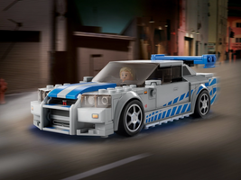 《狂野極速》Nissan GT-R R34 變身LEGO