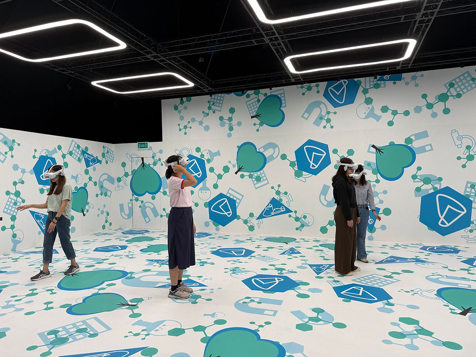 「古特提斯洋精靈——中國三疊紀海洋爬行動物」特備展覽內新增了沉浸式VR互動