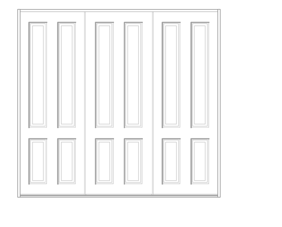 3 Door 4 panel