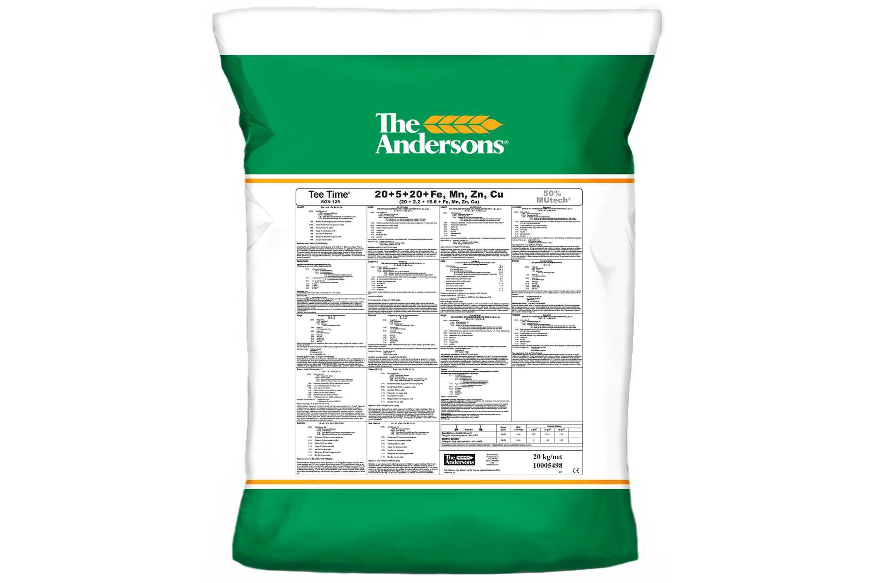 The Andersons 20-5-20, celoletno gnojilo - 5 kg