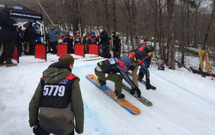 Snowboard and SkiCross podiums at Stratton