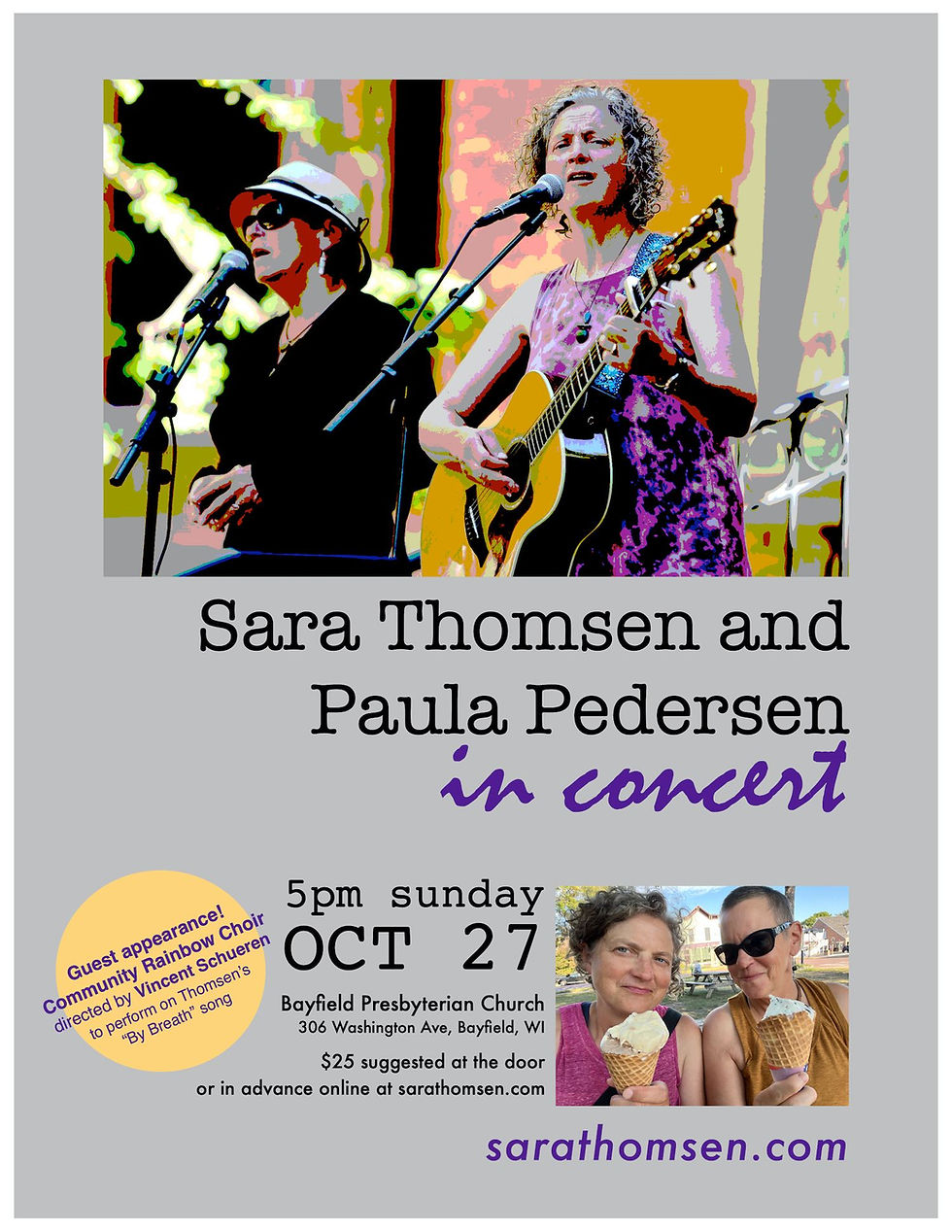 Sara Thomsen & Paula Pedersen in Concert