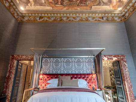 Baroque architecture at San Lorenzo Holy Deer Lodge, Rome