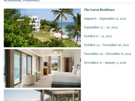 Availability at The Loren Residence