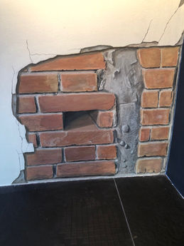 trompe l'oeil, illusion, bricks