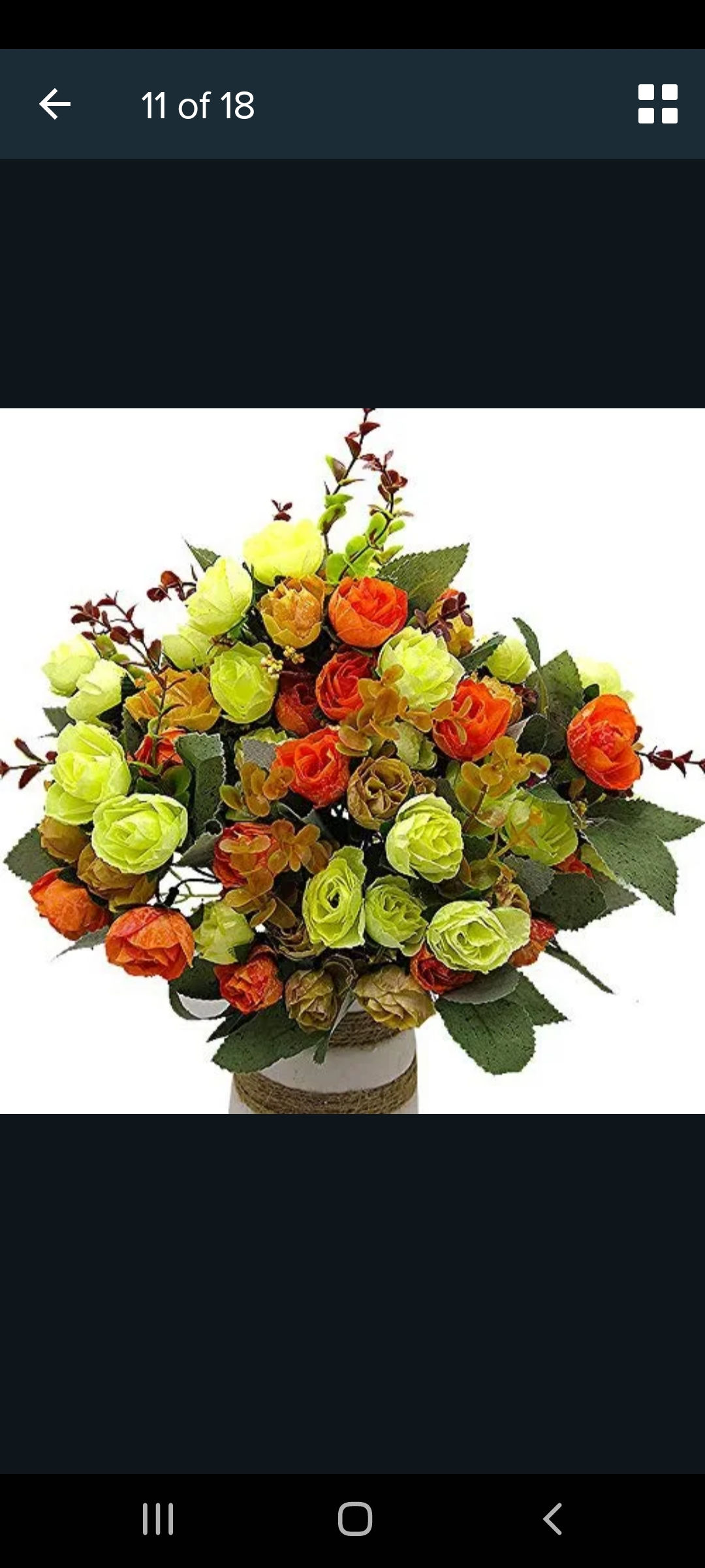 Artificial rustic flower
