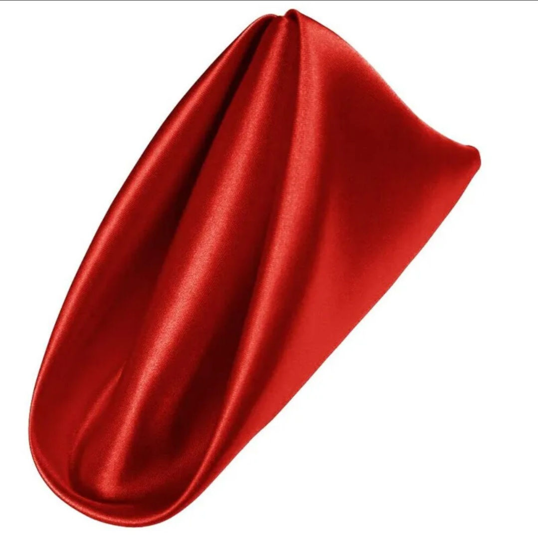 Red Satin Table Napkin