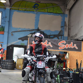 Motocyklowy trening na PitBike