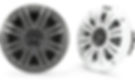 4" 2-way marine speakers (2-ohm)