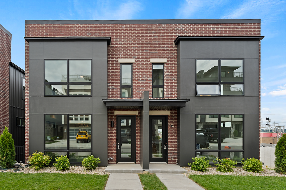 Modern new construction townhouse in Newport KY with skyline views