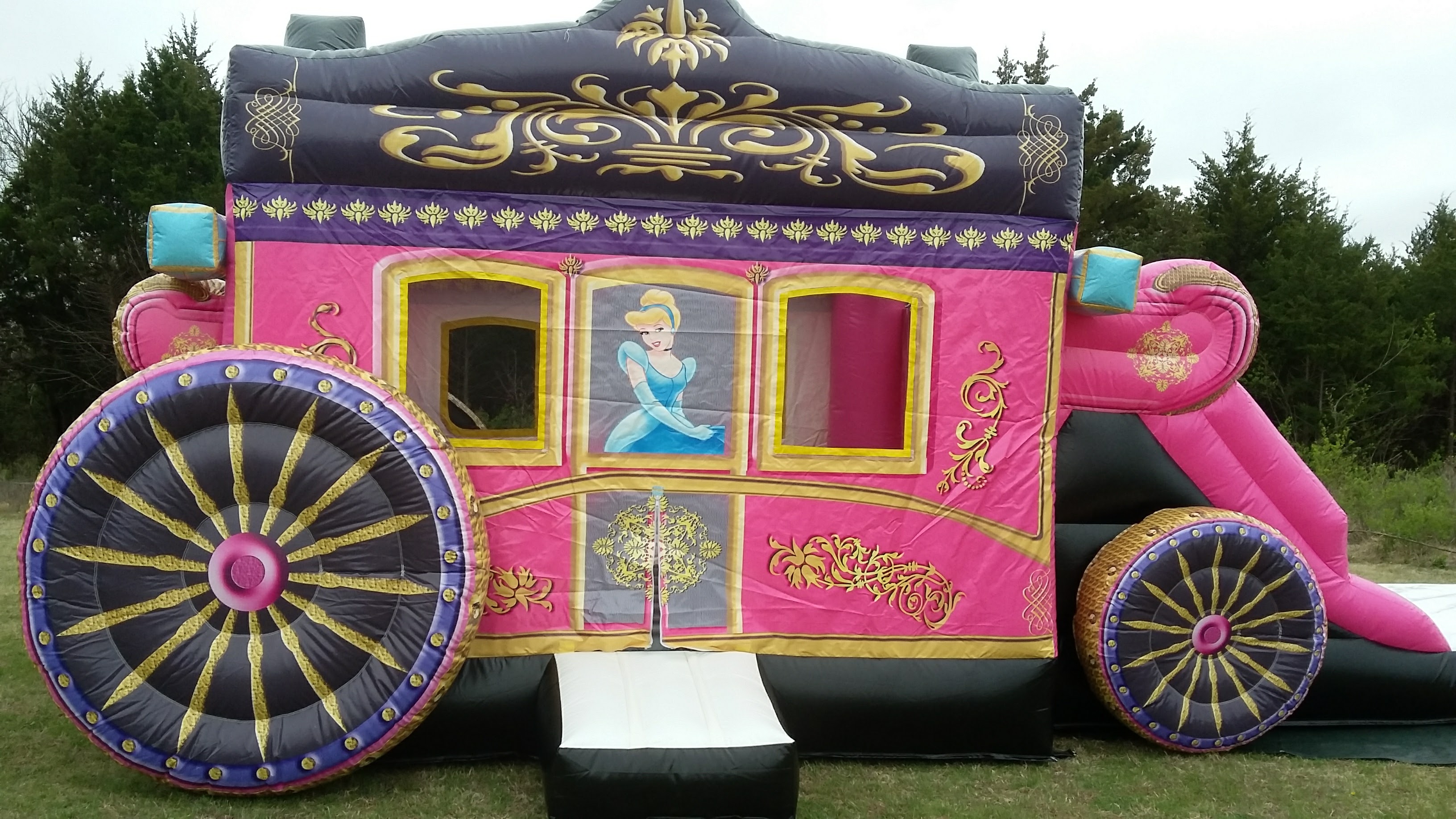 9 PRINCESS CARRIAGE bluemoonbouncy