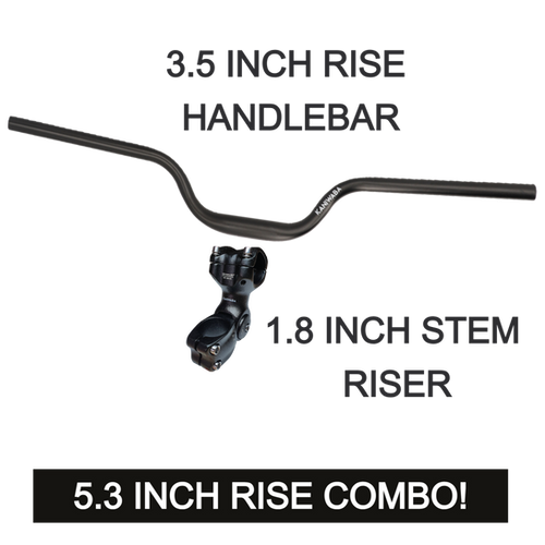 Handlebar + Stem Riser Combo KANIWABA