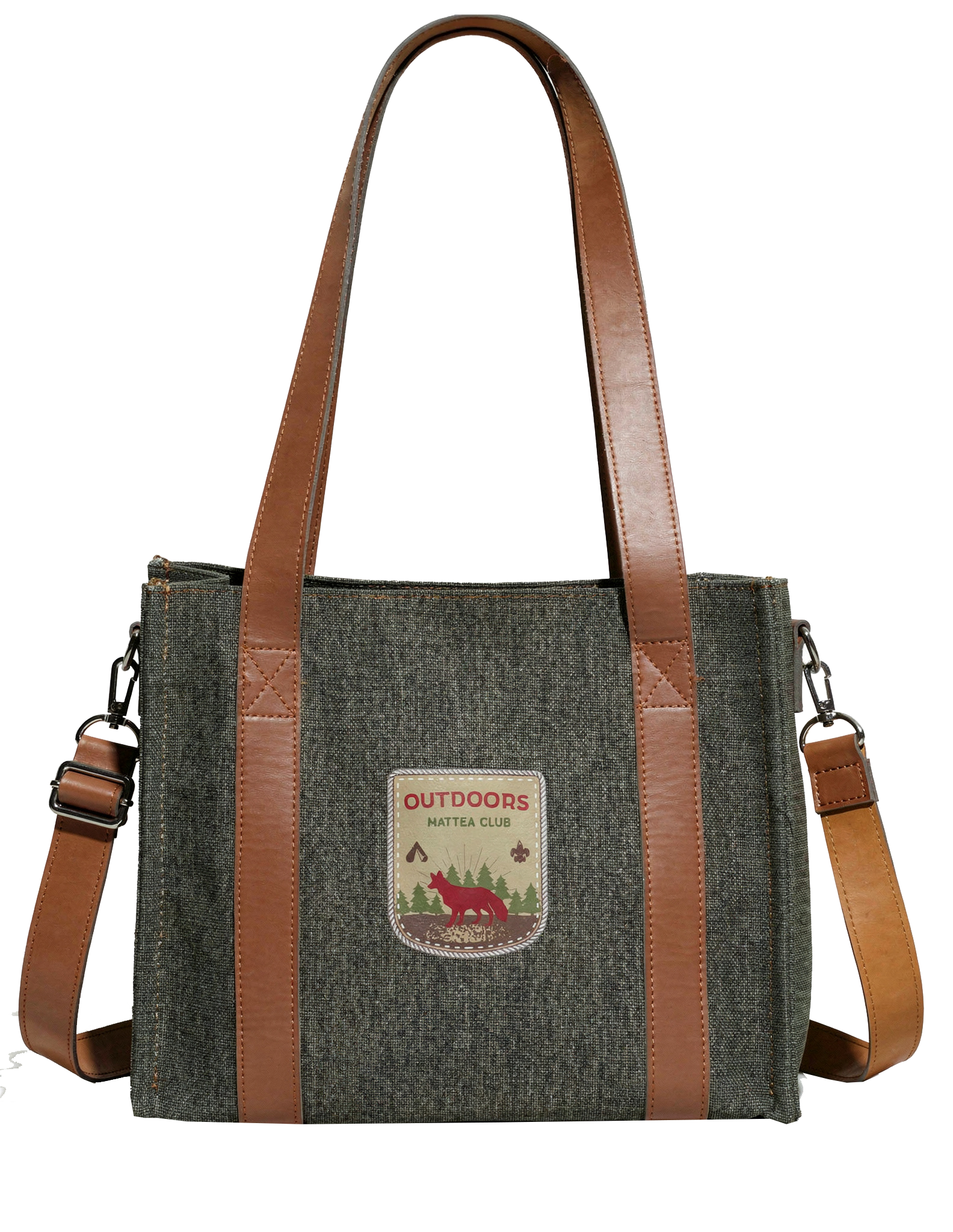 MINI TOTE  ESTAMPADO PARCHES // LINEA PAMPA