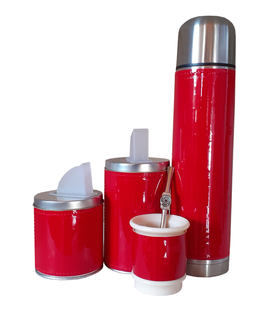 Miniatura: SET MATERO LISOS CHAROL // CON FUNDA TERMO BALA 1L  // VARIOS COLORES