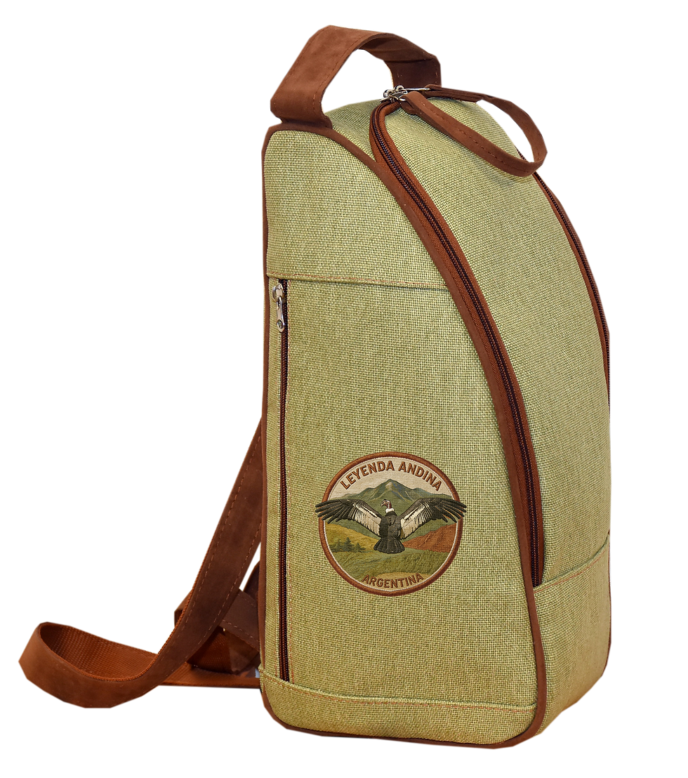 Miniatura: BOLSO BOTINERO ESTAMPADO PARCHES // LINEA PAMPA
