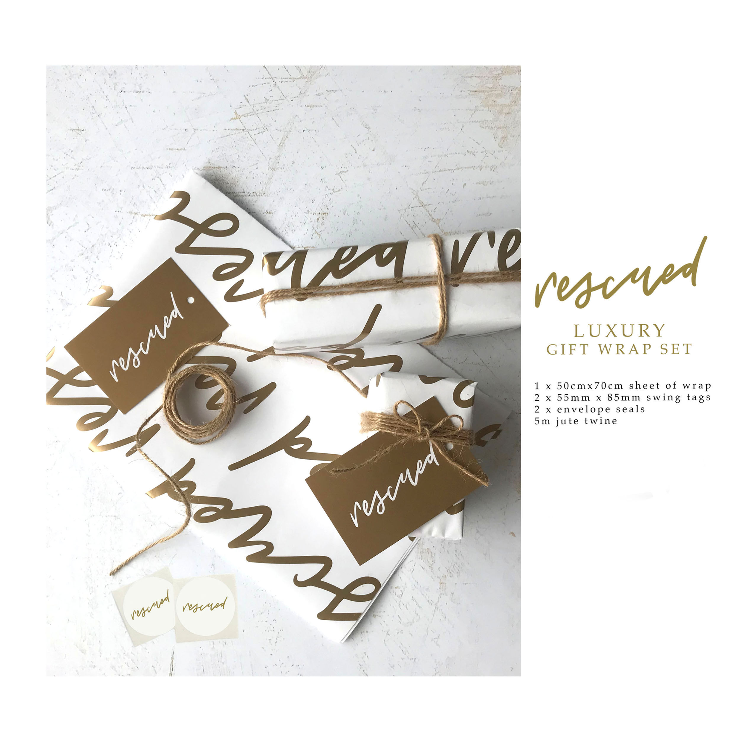 Luxury Gift Wrap Set - Rescued