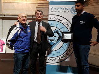 SARWAR GHULAM DEI BLUE FIRE PREMIATO FRA I "CAMPIONI DELLA LEONESSA 2016" PER I RISULTATI