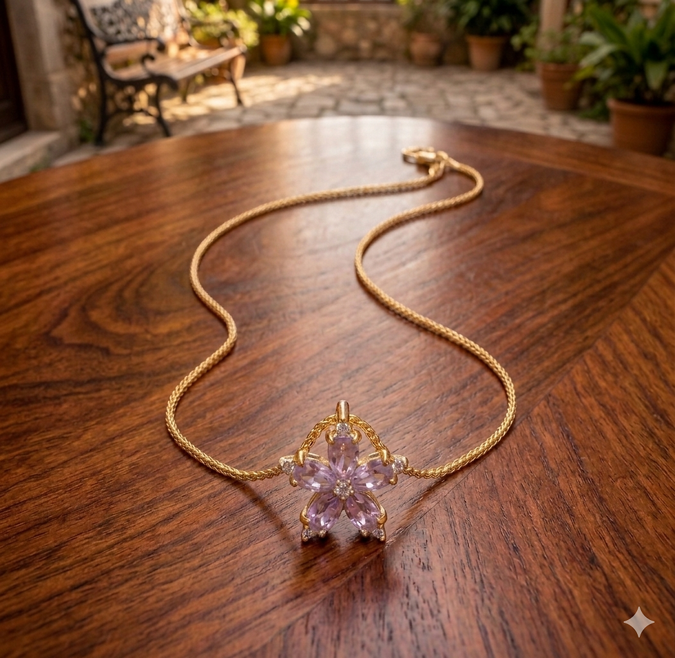 Thumbnail: Bordeaux Leaf Necklace and Earring Set 