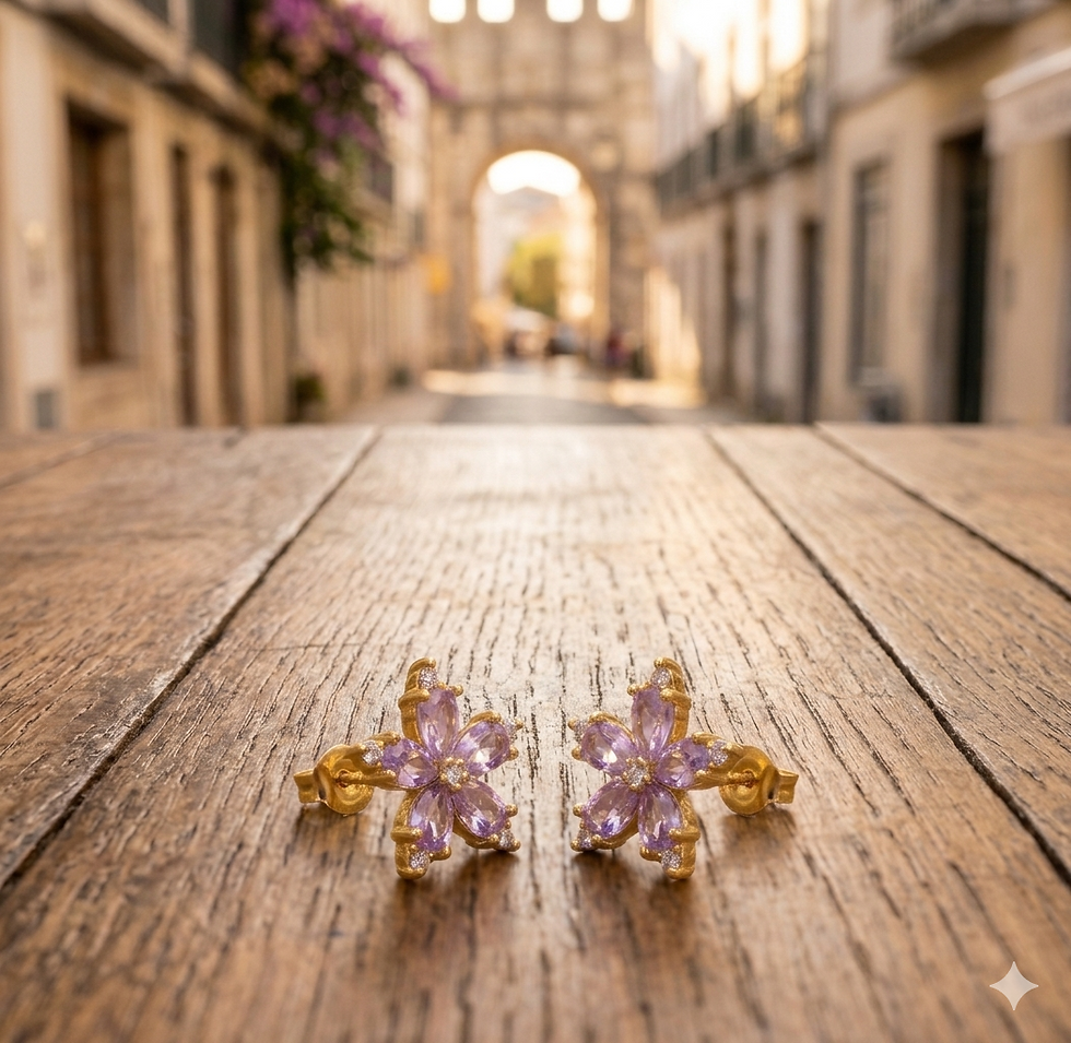 Thumbnail: Bordeaux Leaf Necklace and Earring Set 