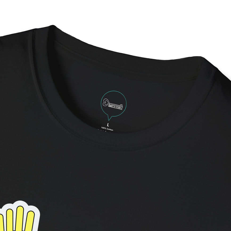Miniatura: "I Have Something to Say" AAC- Adult Unisex Soft Dark T-Shirt - Bright Graphic