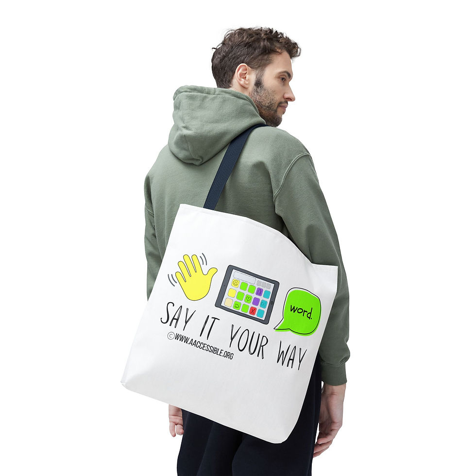 Miniatura: "Say it Your Way" Tote/ Shopping Bag 